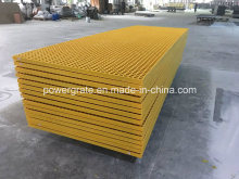 FRP/GRP Grating, Fiberglass Molded Grating with Gritted