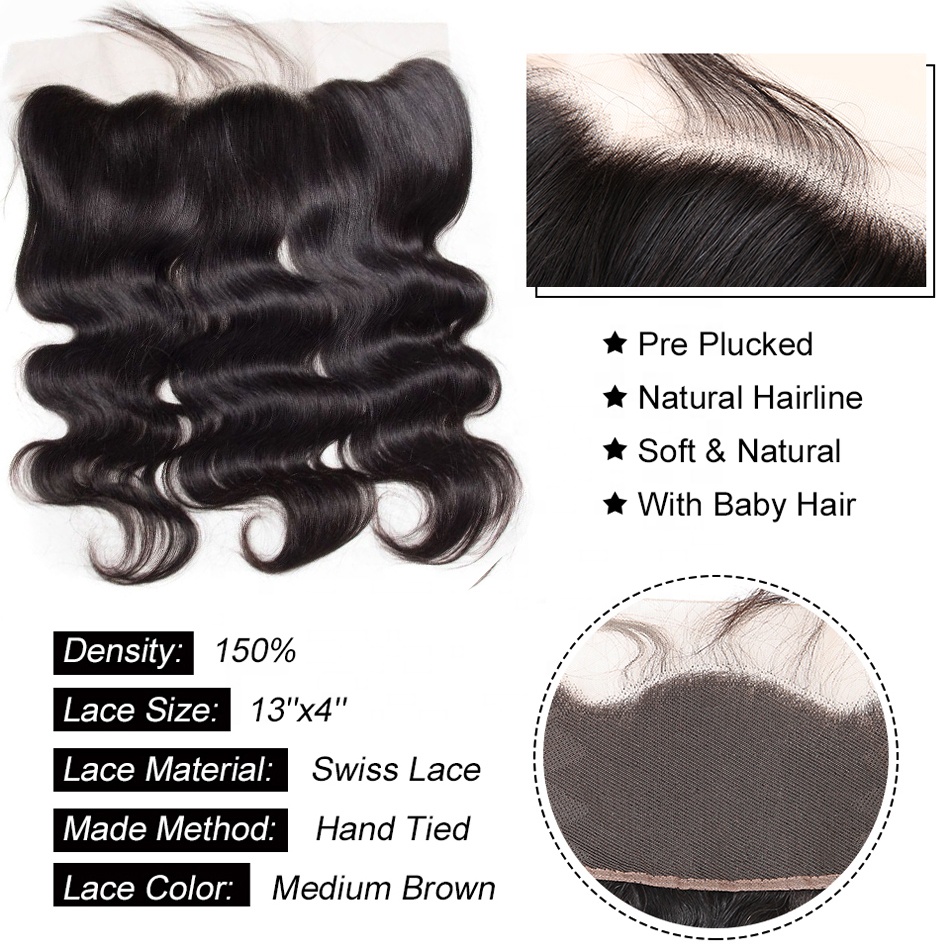 Transparent HD Lace Frontal With Baby Hair,hd 13x4 13x6 lace frontal