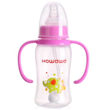 5oz Infant PP Milk Feeding Bottle With Handle