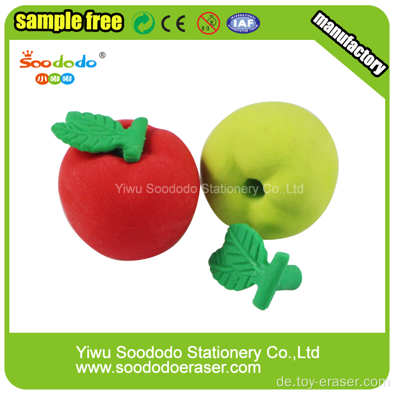3D runde Hami Melone geformte Radiergummi, Mini-Radiergummi Briefpapier