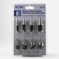 Drill di sughero con carta blister 8pcs