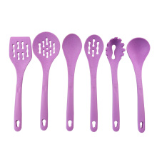 Plastic Handle Silicone Cooking Tool Set