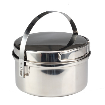 Stainless Steel Combination Cookware Camping Kitchenware