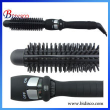 hair portable curling brush for straight and wave hair