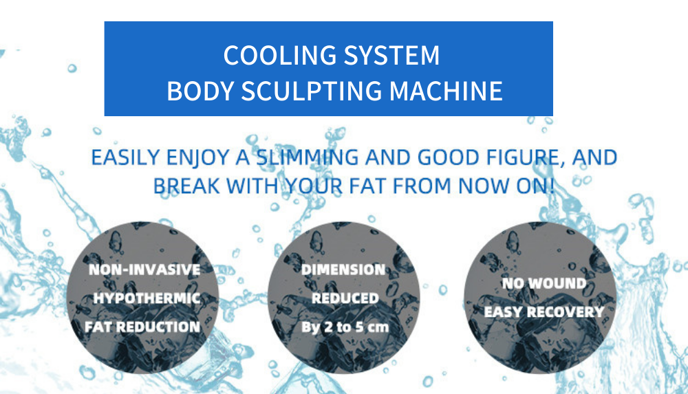 360 degree cooling system slimming equipment