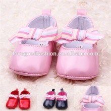 LOVEGOOD FASHION 2016 Cheap PU Leather Discount Toddler Shoes Dress Shoes with Rainbow Bow
