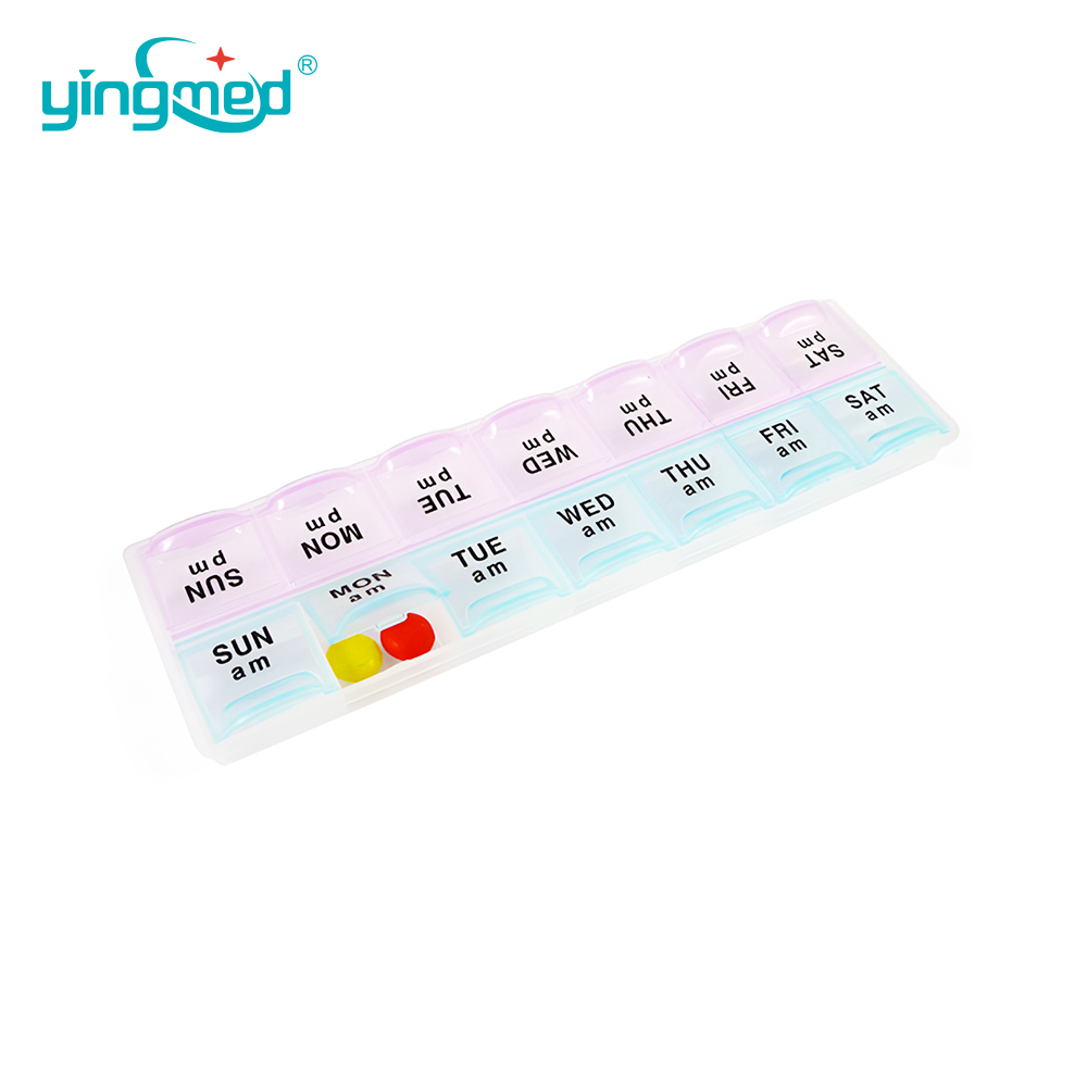 YM-N008 กล่องใส่ยา 7 วัน (14 กล่อง)+ YM-N008 Pill Box 7-day (14 cases)+
