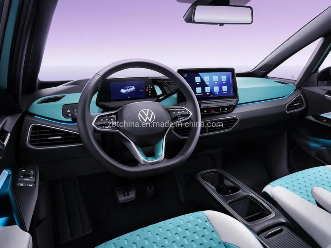 2022 Green New Energy Vehicle Nedc 430km Long Range ID. 3 EV 170PS 310nm Electric Hatchback Car with Optional Ar Hud