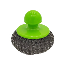 Stainless Steel Scrubber with Handle