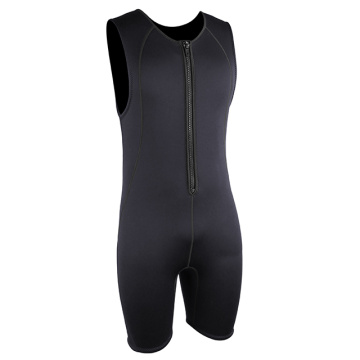 Seaskin Chest Zip 2mm Pria Pendek John Wetsuit