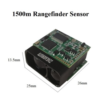 1500m Shooting Rangefinder LiDAR and Radar Sensor