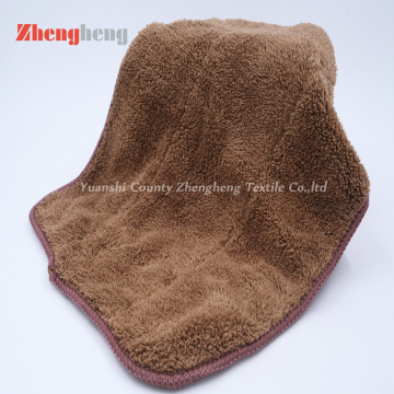 The Double Layers Polyester Coral Fleece Towel