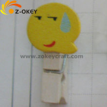 customized QQ expressions silk screening wood clips www alibaba com