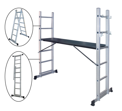 MULTIPURPOSE FOLDING ALUMINIUM LADDER MULTIFUNCTION ALUMINIUM LADDERS