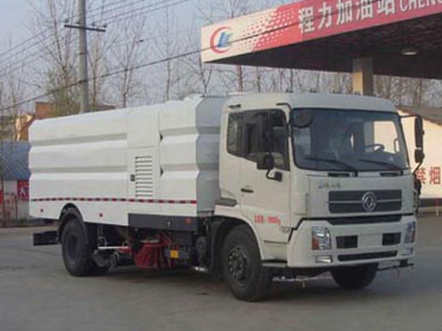 DFAC Tianjin 16CBM Vacuum Street كنبة شاحنة