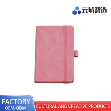 Vintage Hardcover Pink Notebook with Lined Pages