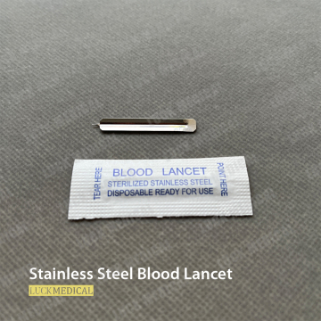 Stainless Steel Blood Lancet Blood Sugar Test