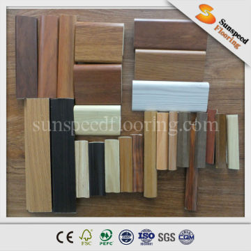 wood skirting used for laminate flooring