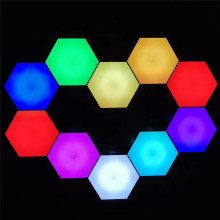 Hexagonal Modular Touch Sensitive LED Wall Light for Living Room and Bedrooms
