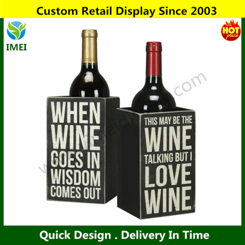 natural clear lacquer wooden gift box packaging wood card holder wooden wine crates unfinished YM07140