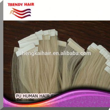 100 Hand Made Pu Skin Weft from Factory