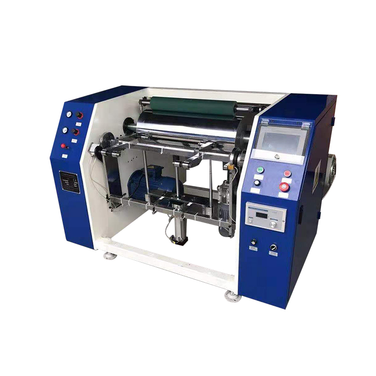 High Quality Auto Paper Core Feeding Aluminium Foil Rewinding Machine Price