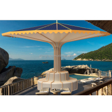 Outdoor Solar Power Umbrella: The Solar Parasol and Beach Umbrella Solution