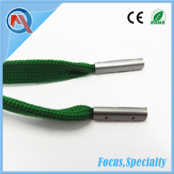 17.5mm Metal Gunmetal Custom Aglet Shoe Laces