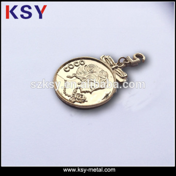 High quality custom brand logo metal tag