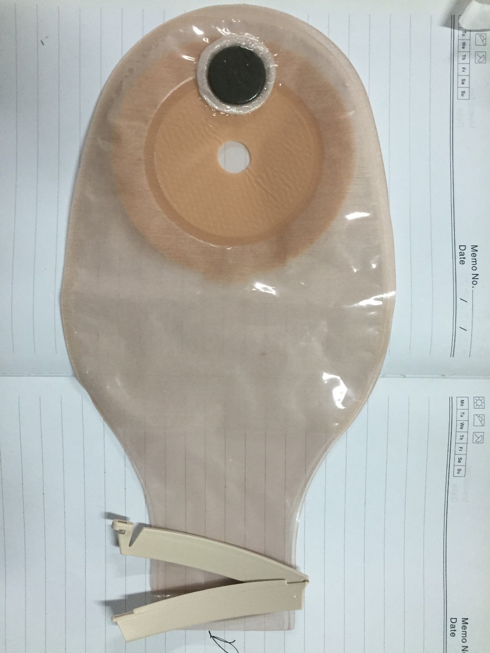 Low price disposable one piece drainable opaque colostomy bag