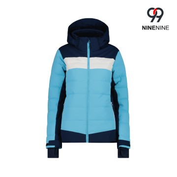 Womens mechanical stretch ski jacket
