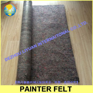 Nonwoven painter felt with film