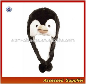 XJ01194/Cute penguin headwear /plush penguin headwear hat