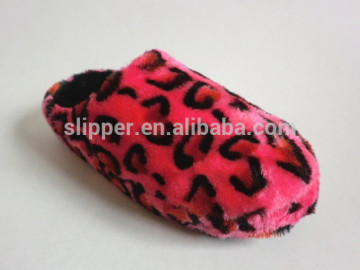 Sexy BRAND cheap leopard slippers indoor beautiful warm indoor slippers