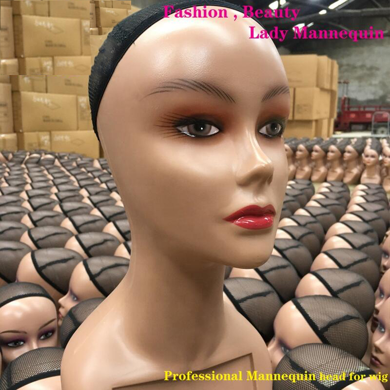 Factory wholesale female mannequin realistic head african american mannequin head with stand mannequin for jewellery display