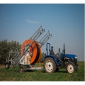 Hard hose reel irrigation system boom model