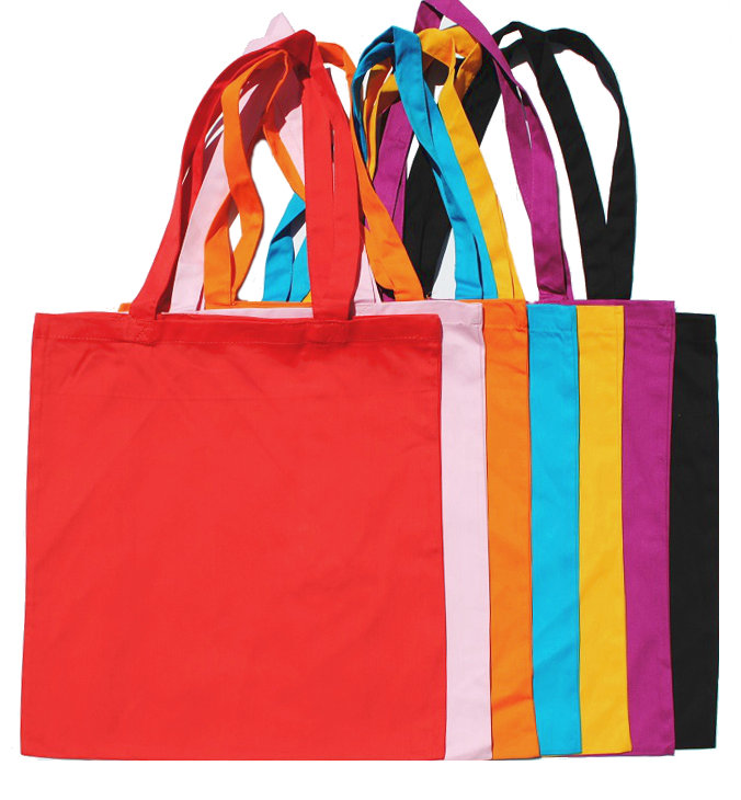 colorful canvas bag