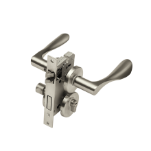 OEM Security Black Door Handle for Interior Doors - Mortise Doorlock