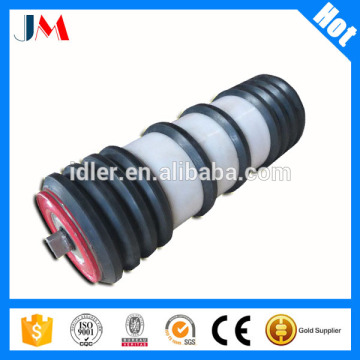 127mm rubber disc self cleaning belt conveyor comb idler