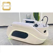 White LED Light Wash Head Spa Shampoo Units for Human Touch Massage Chairs
