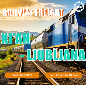 Xian to Ljubljana Slovenia Railway Freight Service