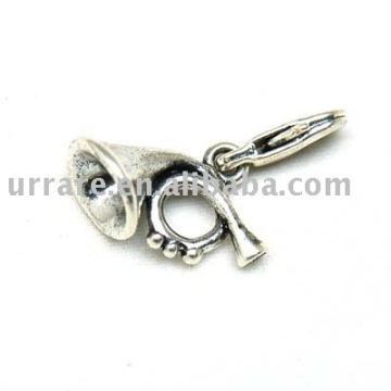 Trumpet Shape Alloy Jewelry Charm