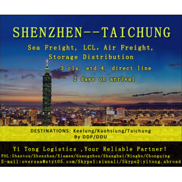 Shenzhen zeevracht naar Taichung