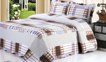 Modern men's printed quilt/cotton stripe printed quilt