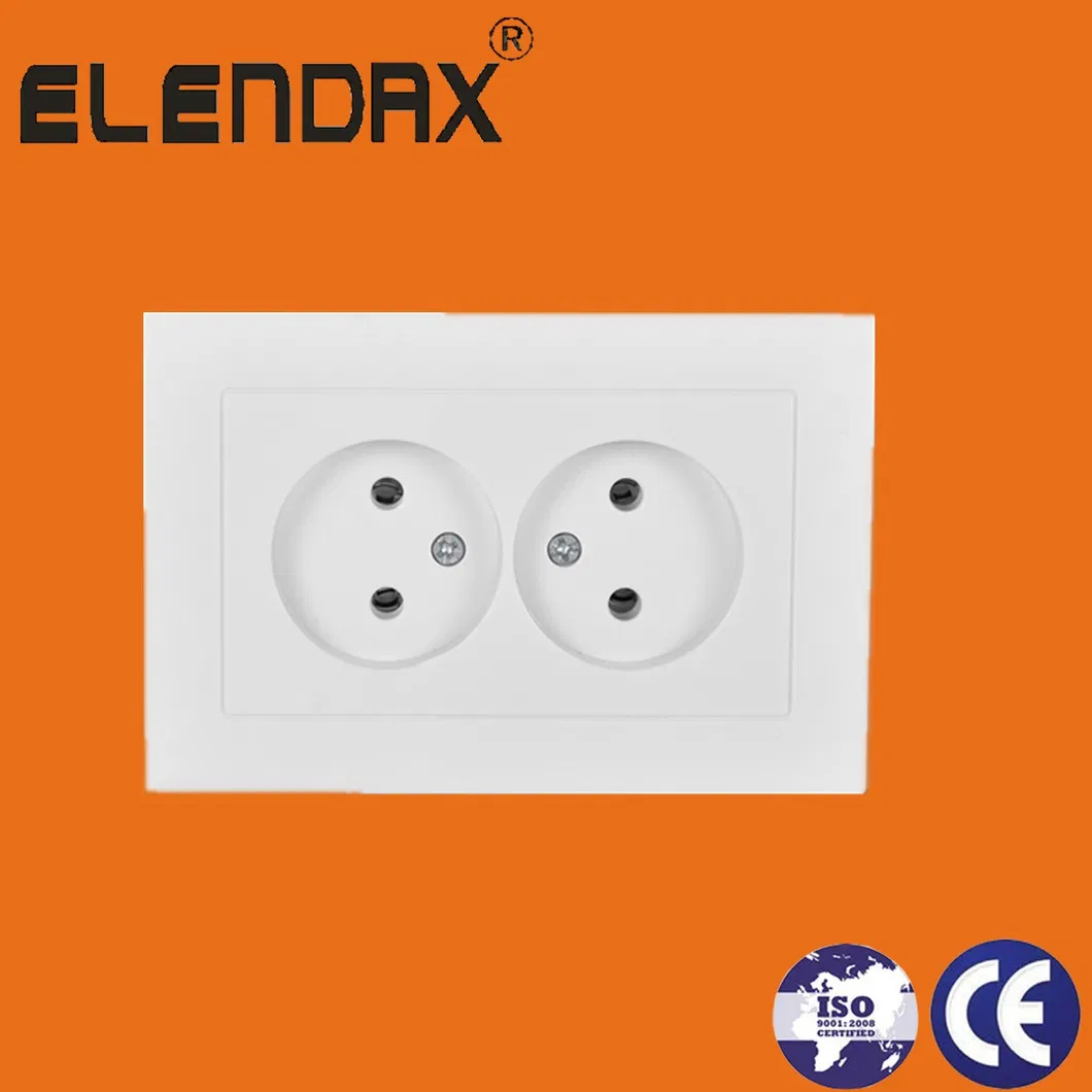 Европейская настенная розетка типа C с интерфейсом USB