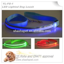 China factory wholesale waterproof L.E.D. Lighted Dog Leash