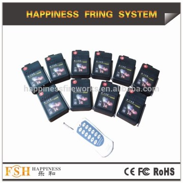 10 channels remote wirelwss firing system, salvo fire and sequential fire