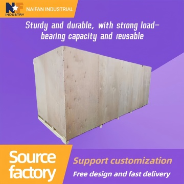 Strong Wooden Containers for Industrial Freight