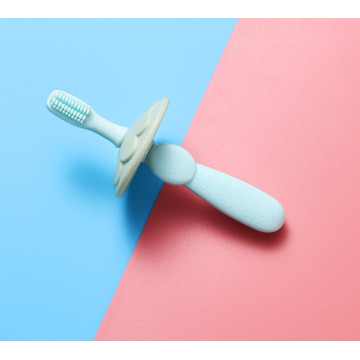 Cuidado de goma de bebé silicona cepillo de dientes de bebé