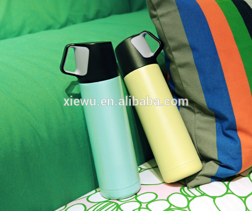 Brand silk screen printed stainless steel vacuum water bottle